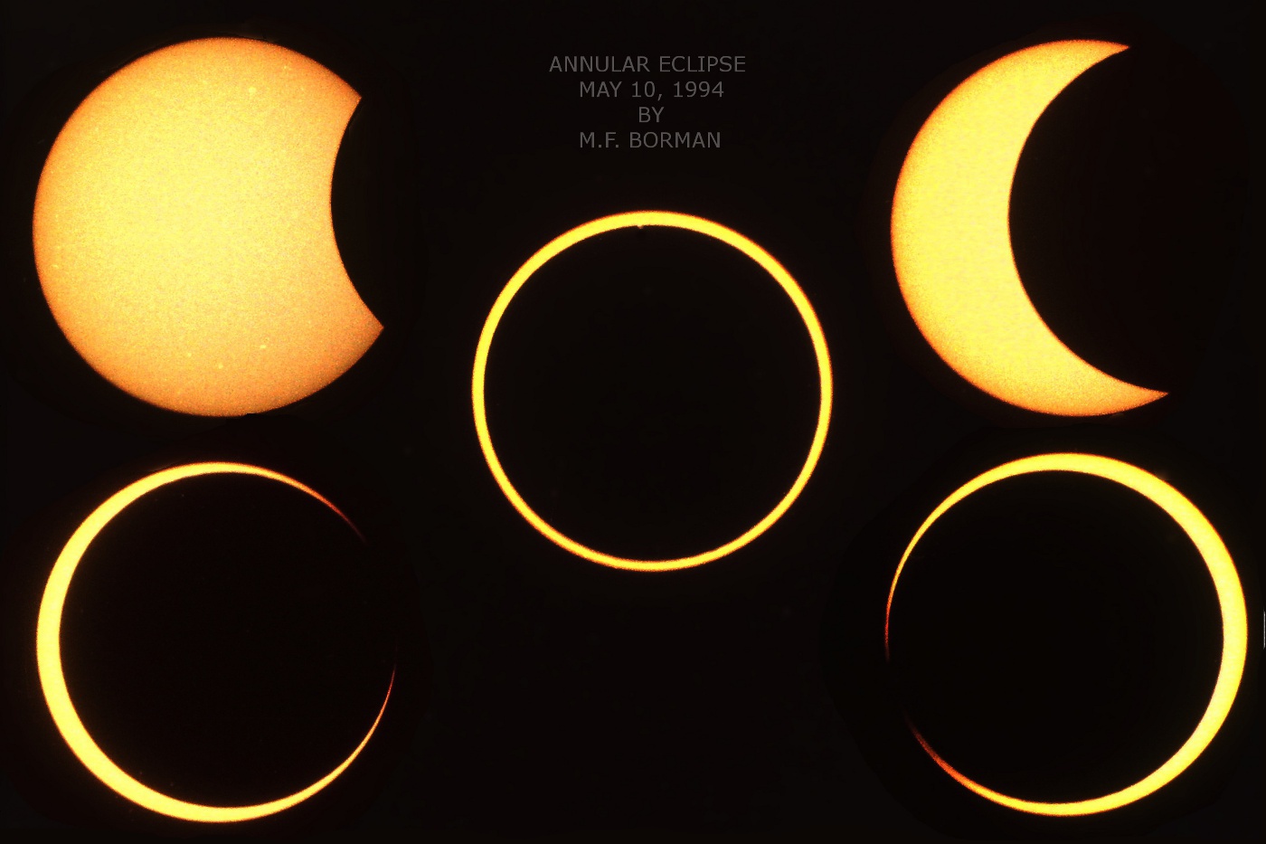 Annular Solar Eclipse 05/10/1994
