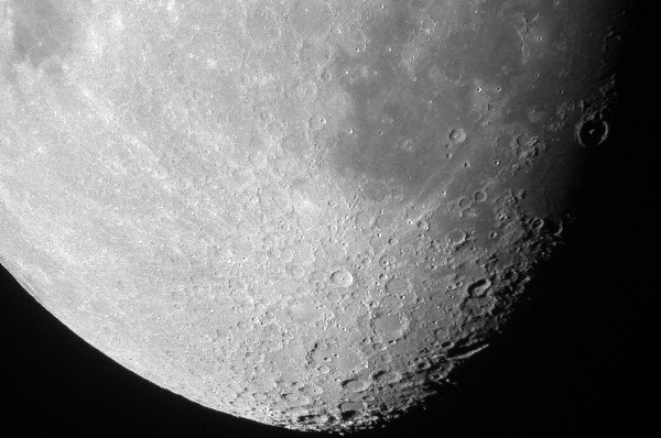 The Lunar Crater Tycho, it's rays, and surrounding area 02/22/2002
