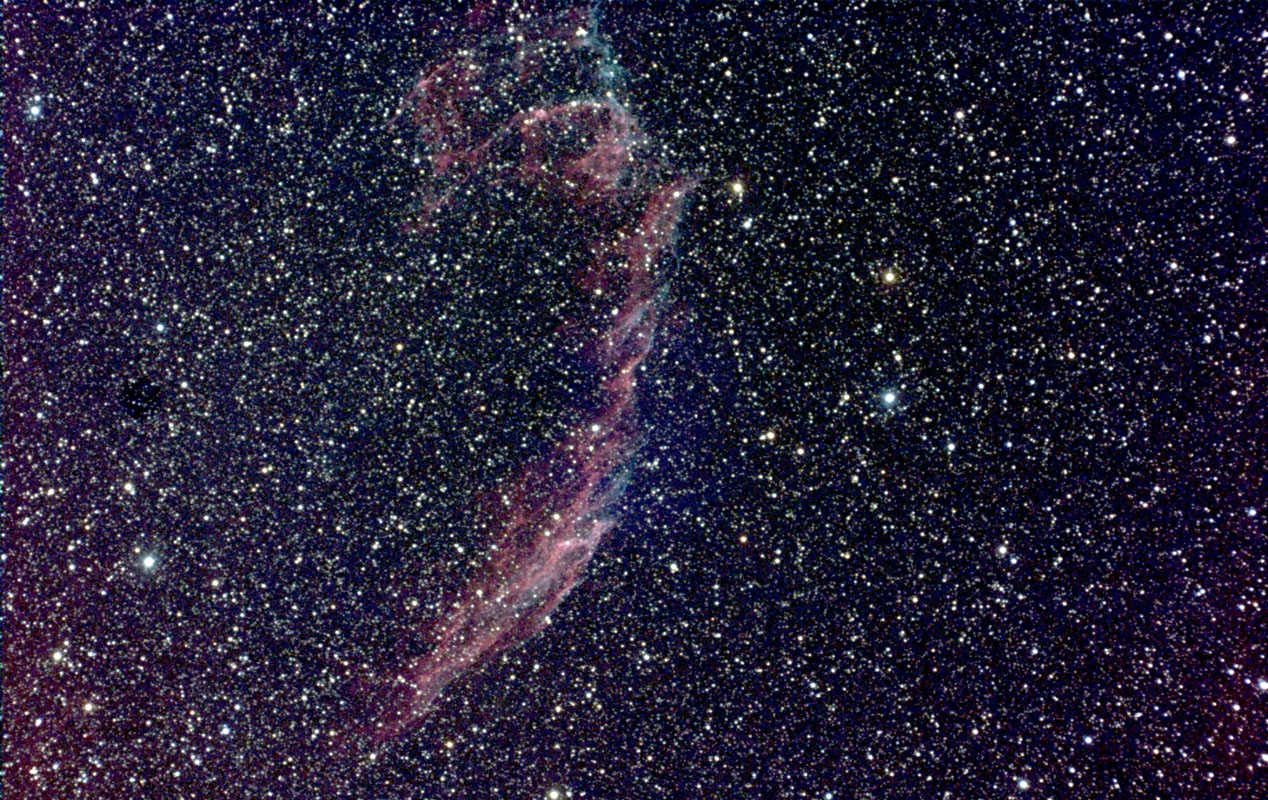 Veil Nebula Supernova Remnant (NGC-6995) Taken September 26, 2008 With ...