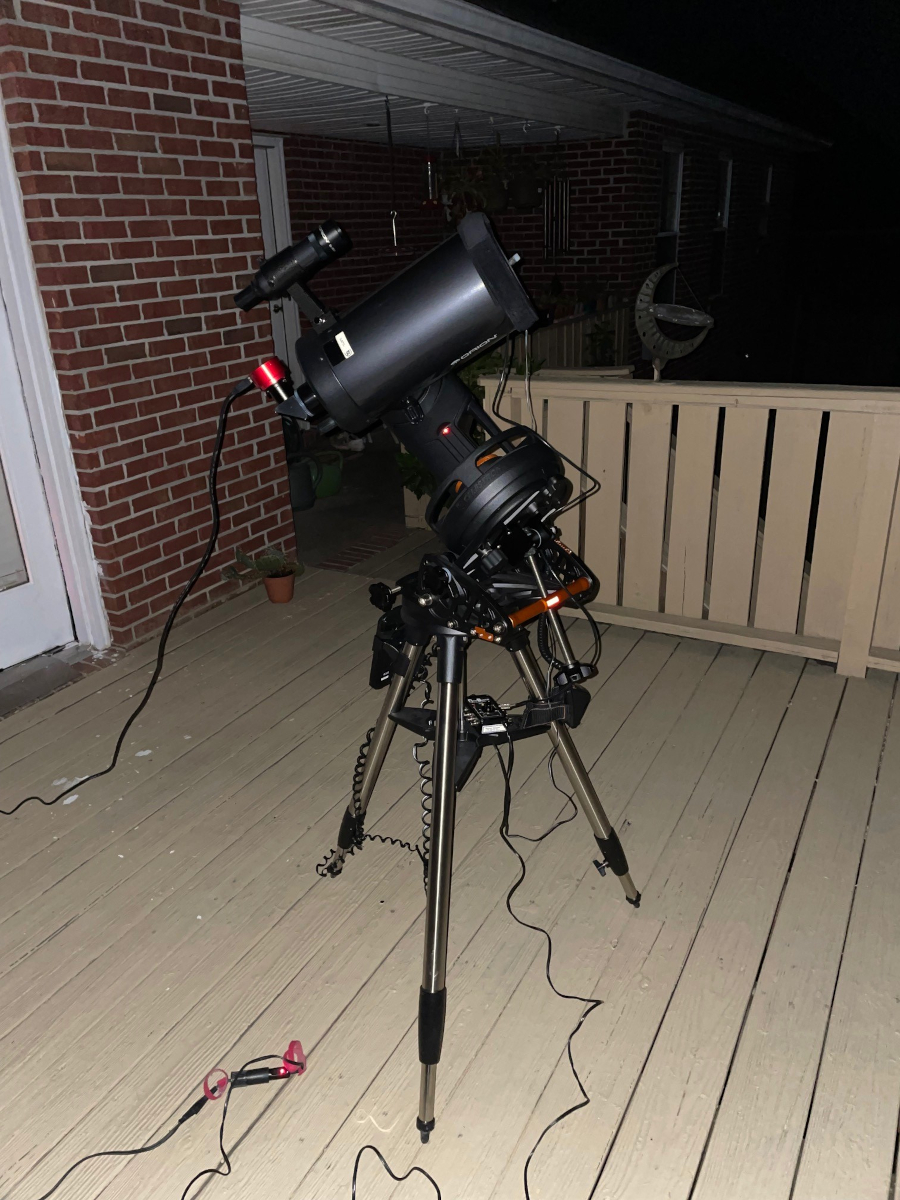Orion 150mm Maksutov with ZWO ASI224MC camera