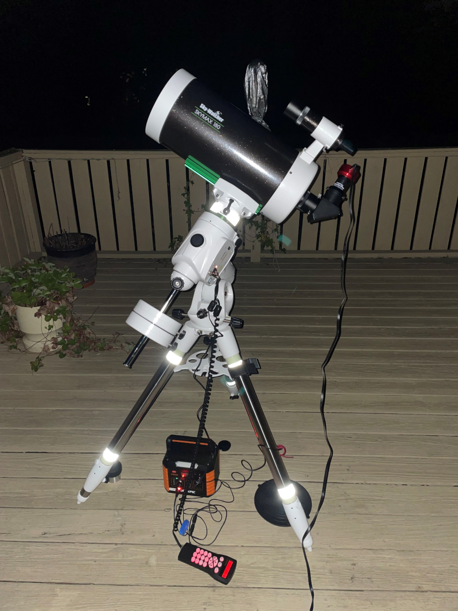 180mm Mak-Cas Telescope 09/30/2022