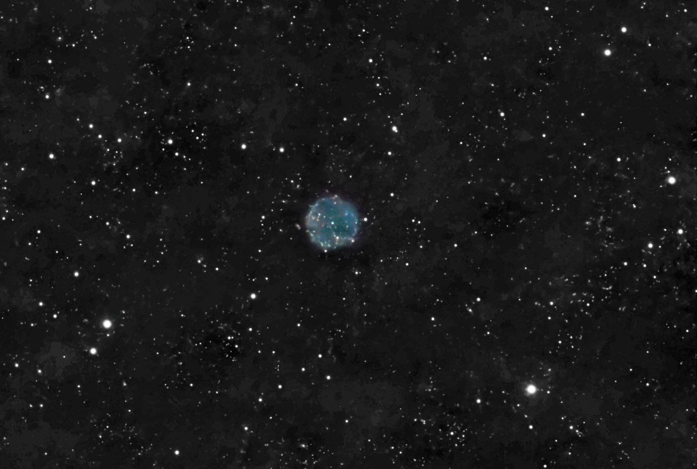 Planetary Nebula Abell 39 in Hercules taken 05/09/26 with a Seestar S50 Smart Telescope