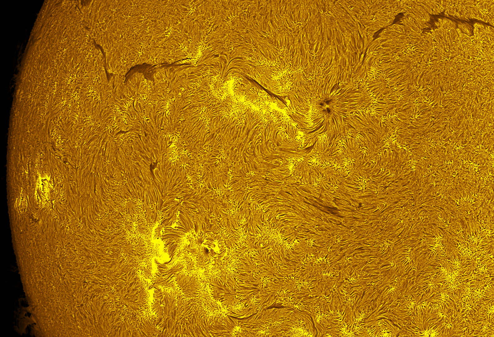 Active region 4492-4494 in h-alpha 07/24/26