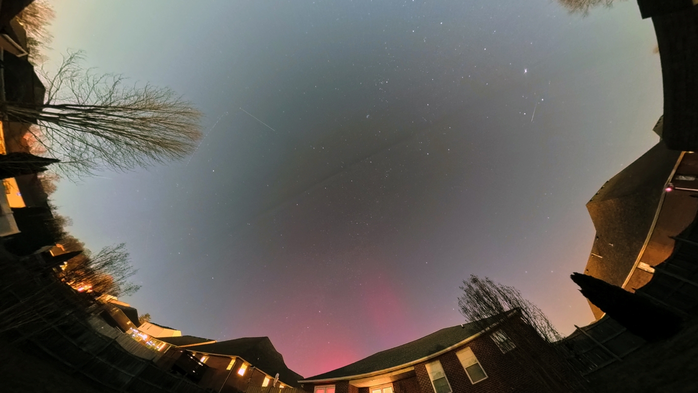 Red Aurora from G4 Geomagnetic Storm 01/19/26