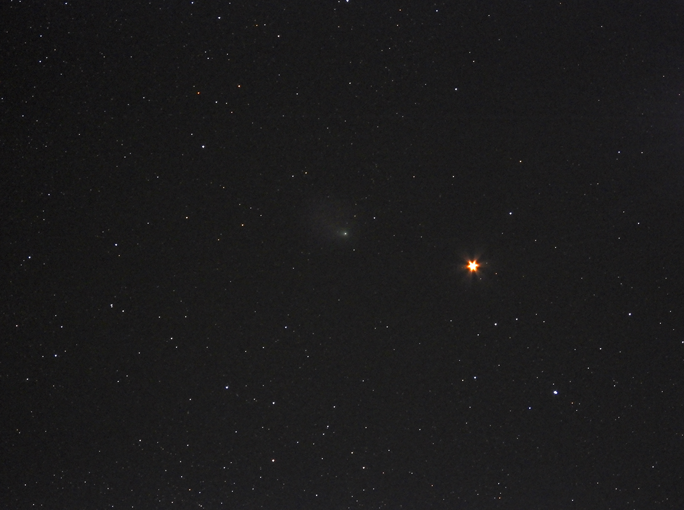 Comet 2022 E3 ZTF 02/10/2023 and Mars