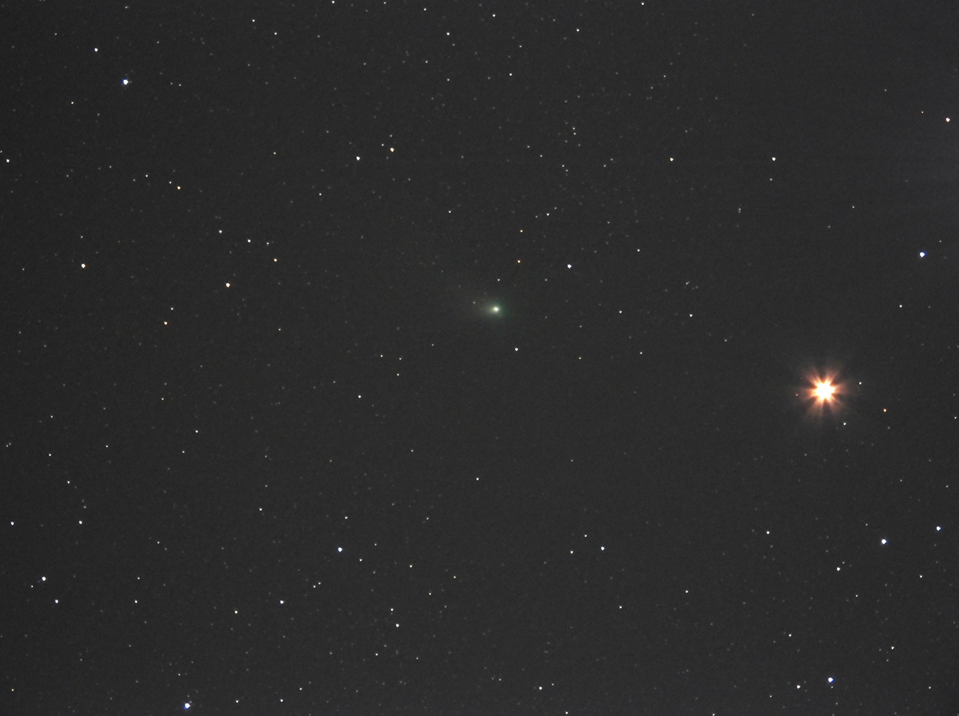 Comet 2022 E3 ZTF 02/10/2023 and Mars