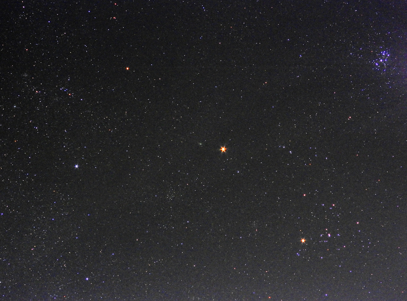 Comet 2022 E3 ZTF 02/10/2023 and Mars
