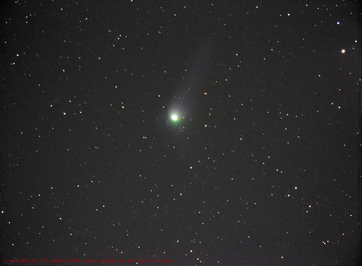 Comet 2022 E3 ZTF 01/26/2023