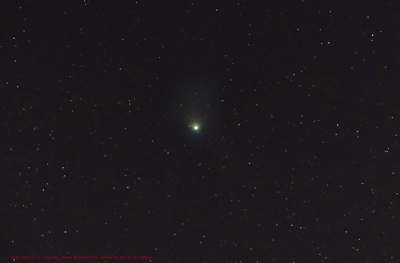 Comet 2022 E3 ZTF 01/26/2023
