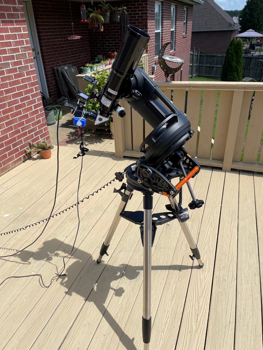 Orion ED80 refractor with Lunt solar wedge or Lunt B1200 CaK filter