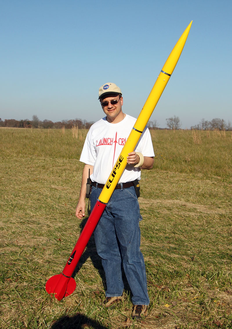 Flight of Mike Borman's Giant Leap Rocketry Elipse on November 8, 2009 ...