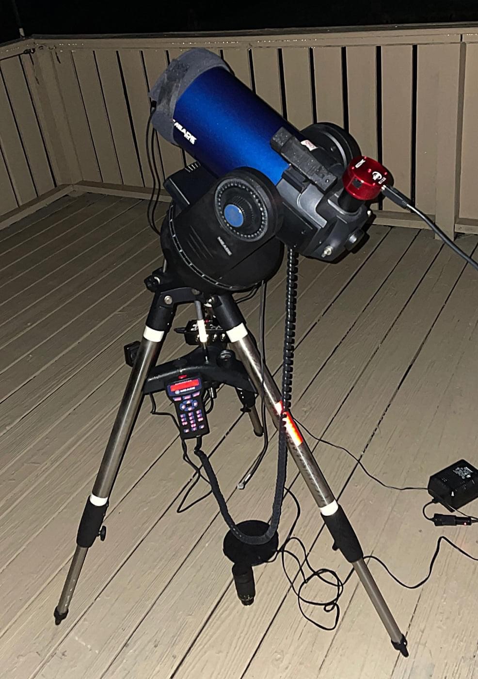Meade ETX-125 with ZWO ASI224MC camera