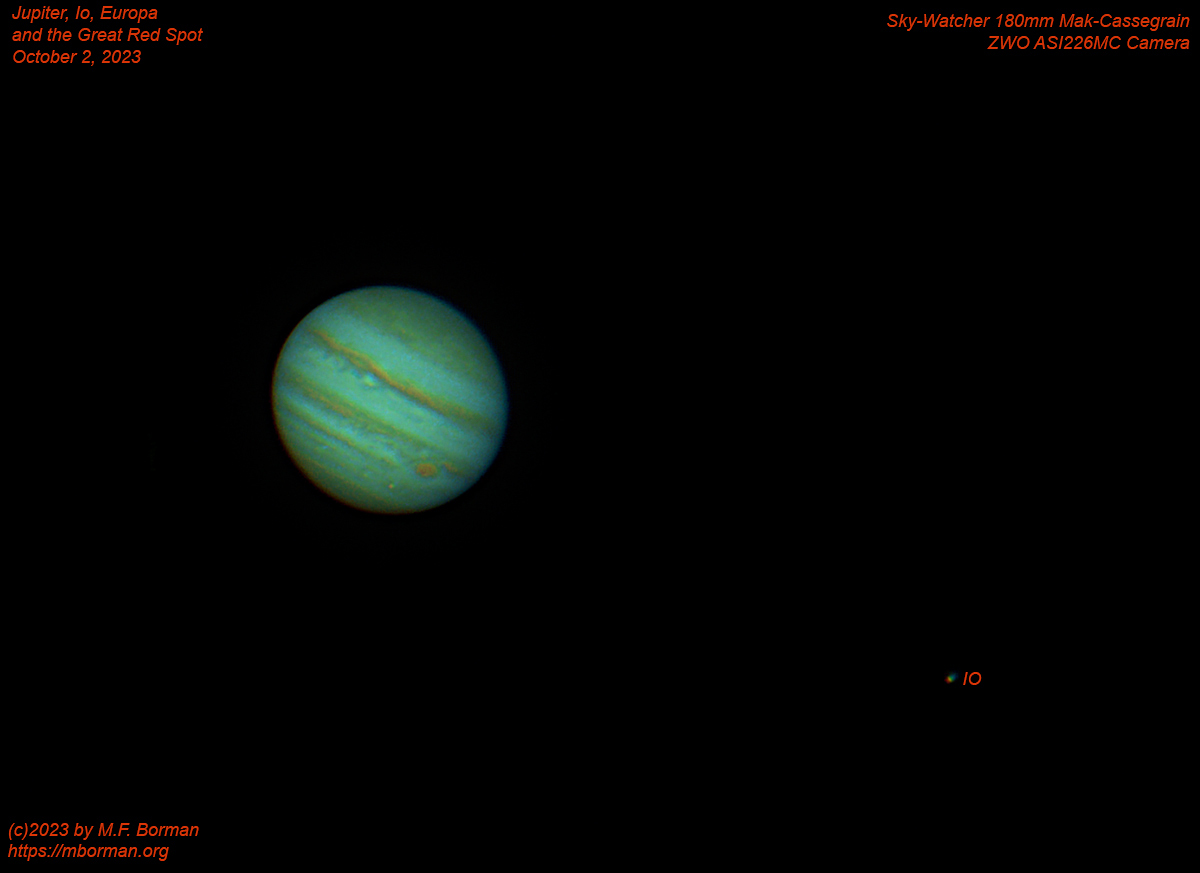 Jupiter and Io 10/02/23