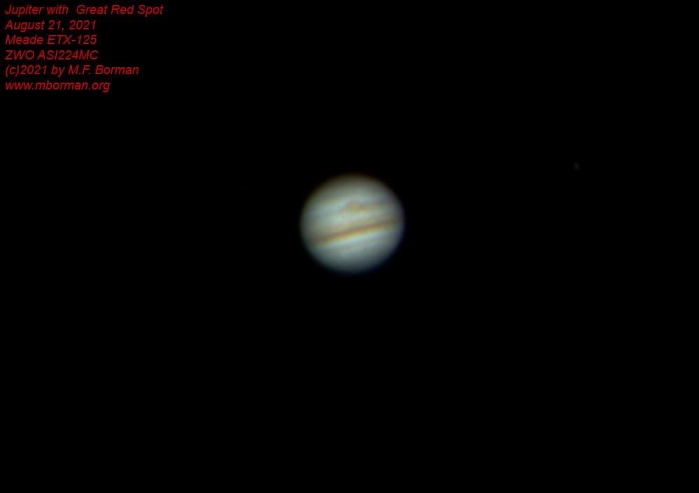 Jupiter and The Great Red Spot