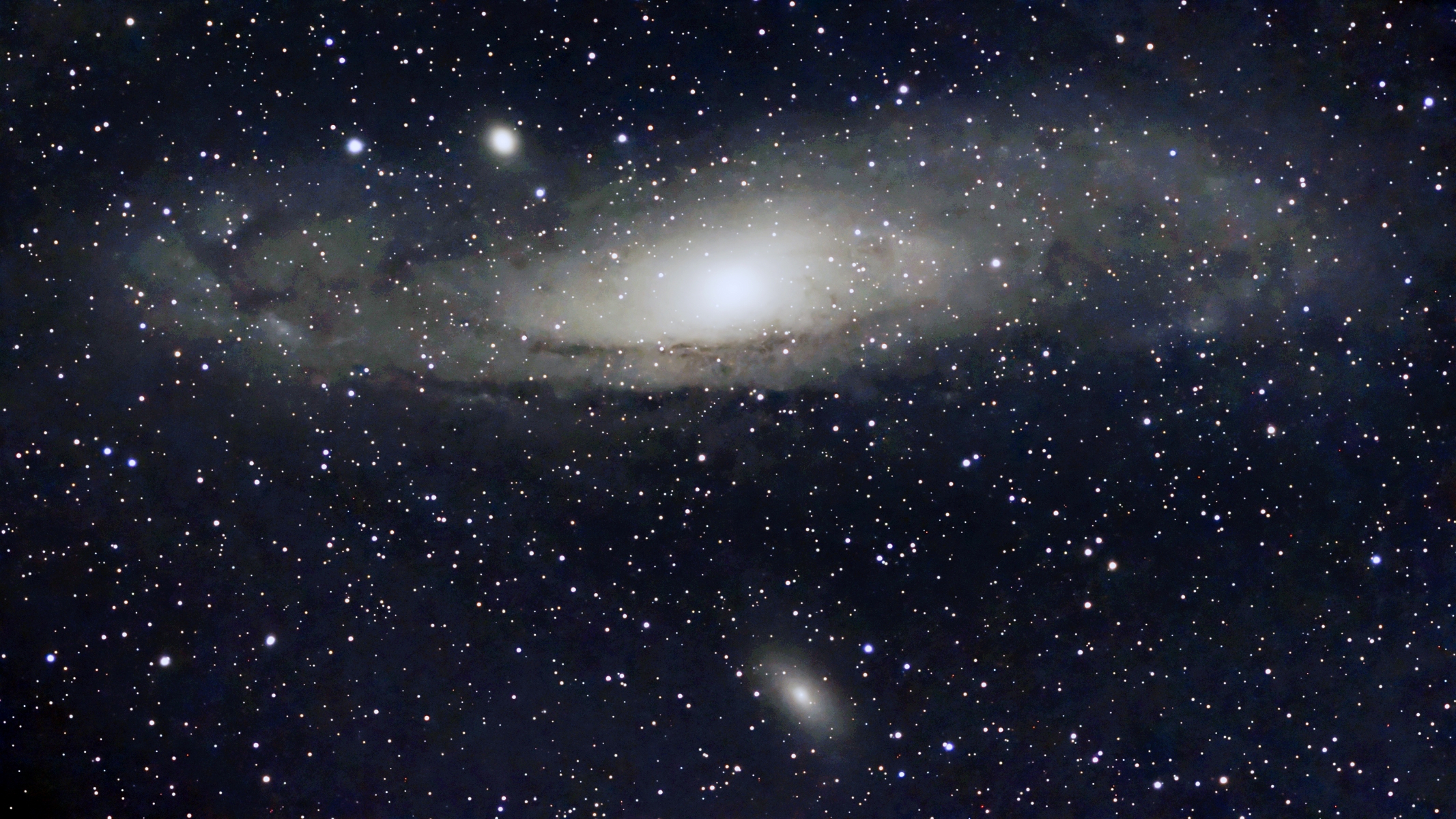 Andromeda Galaxy M31 taken 09/11/25 with a Seestar S50 smart telescope.