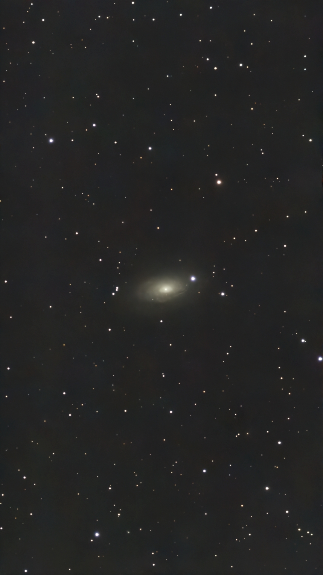 Spiral Galaxy M63 taken 04/15/25 with a Seestar S50 smart telescope.