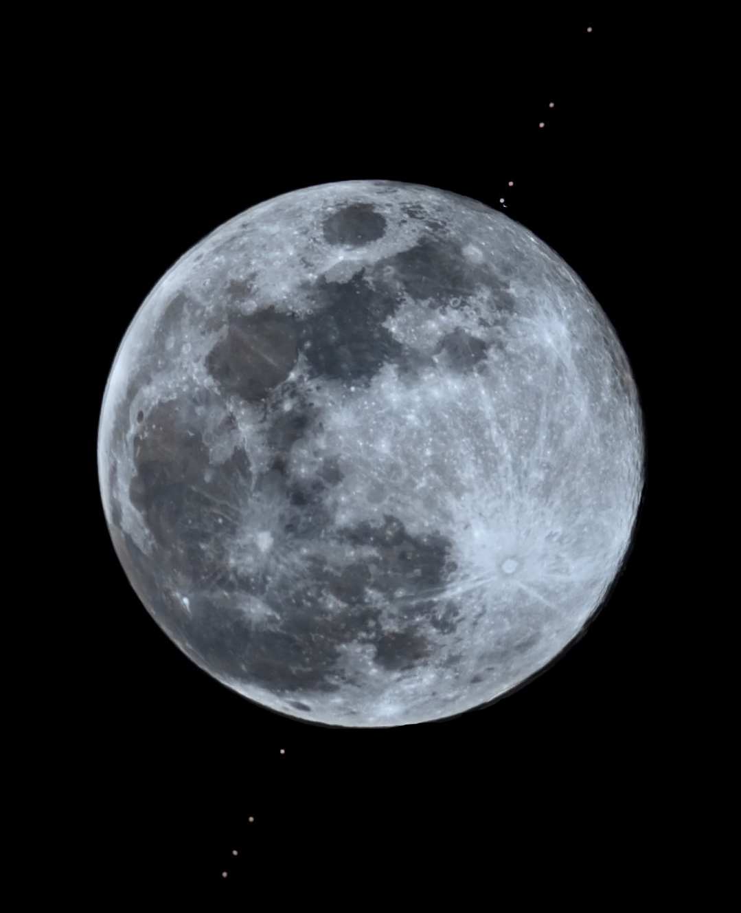 Mars Occulted By The Moon 01/13/25