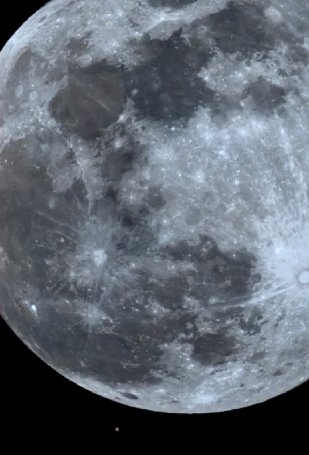 Mars Occulted By The Moon 01/13/25