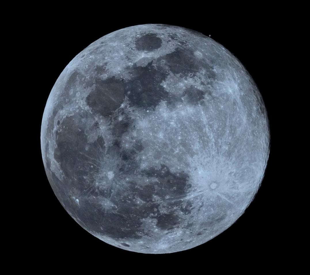 Mars Occulted By The Moon 01/13/25