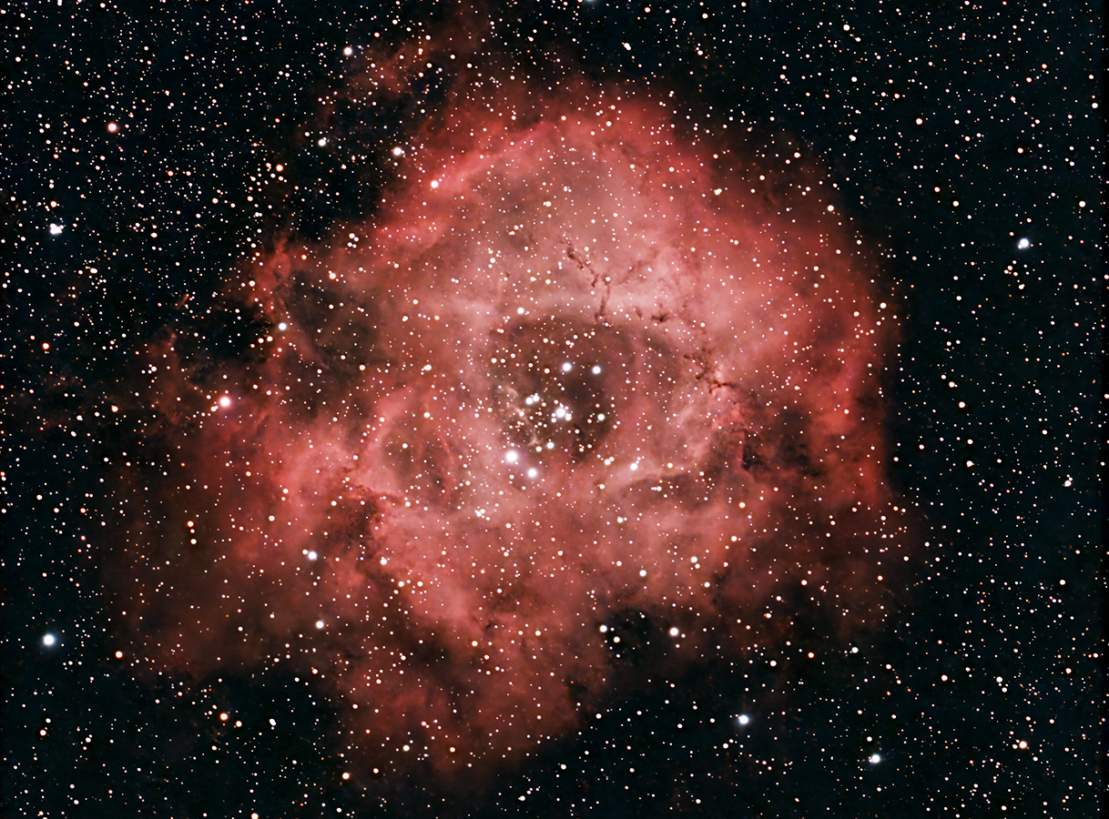 Rosette Nebula NGC2237 taken 02/13/26 with a Seestar S30 Pro Smart Telescope