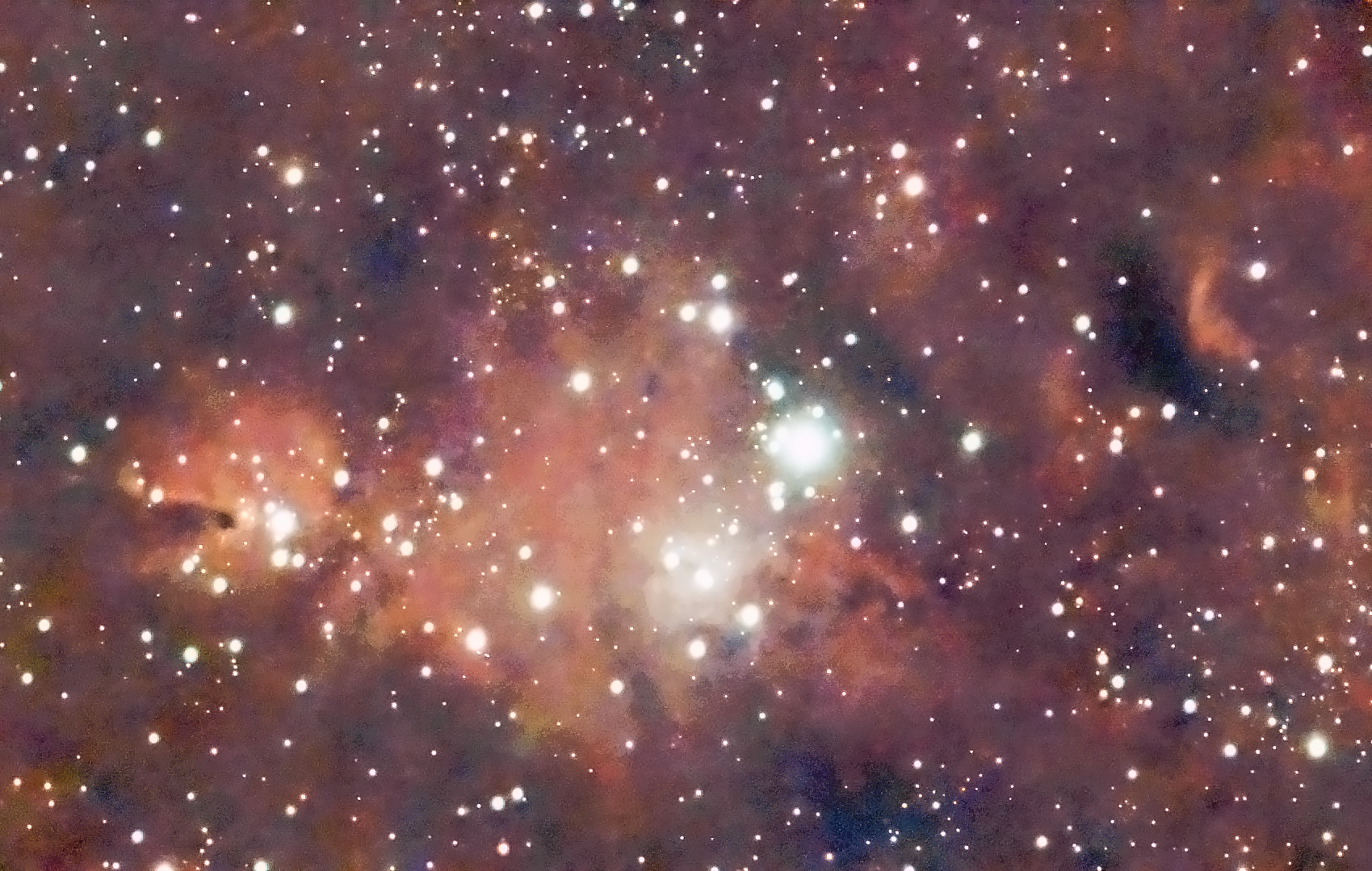 Christmas Tree Cluster and Cone Nebula NGC2264.