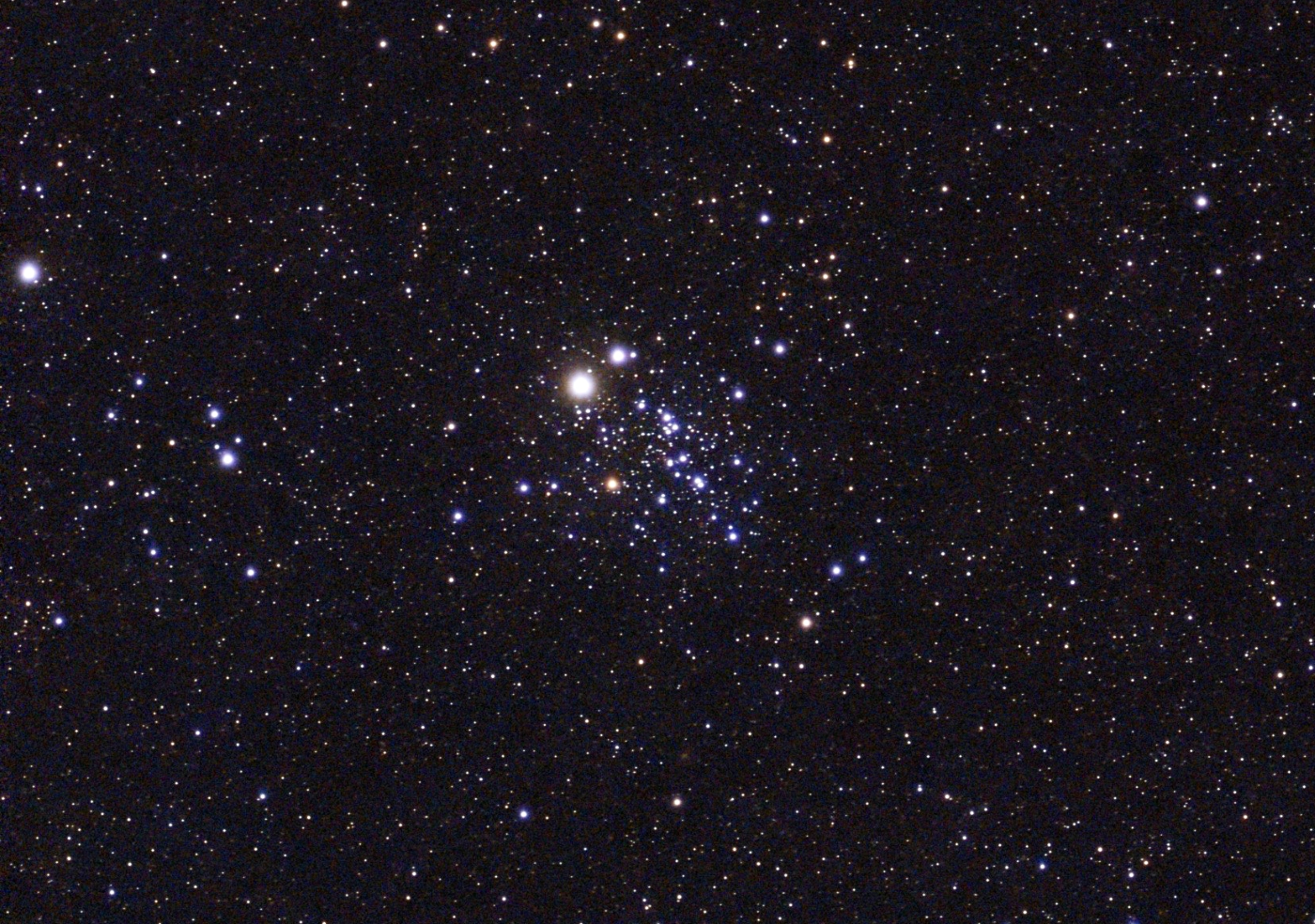 Owl or E.T. Open Star Cluster NGC457 taken 10/17/26 with a Seestar S50 Pro Smart Telescope.