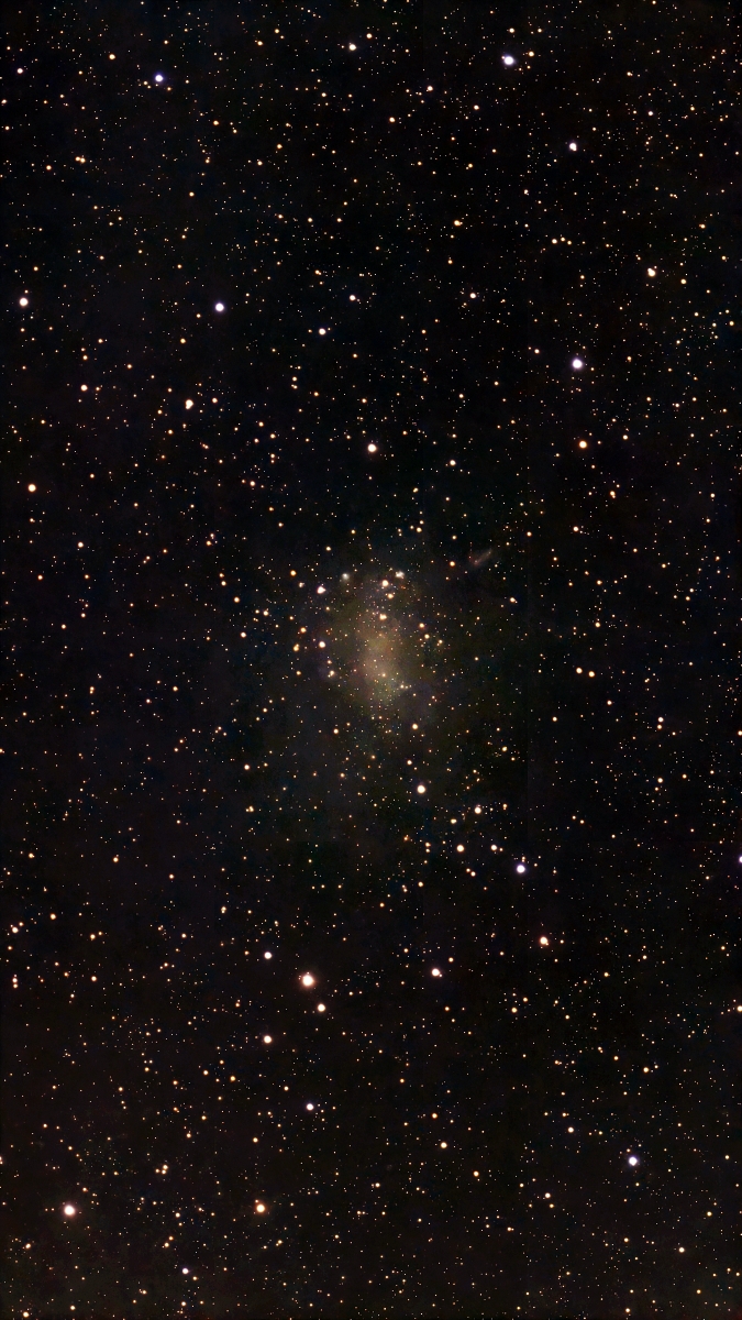 Local Group Galaxy NGC-6822 (Barnard's Galaxy) taken 08/24/25 with a Seestar S50 smart telescope in 4K mode.