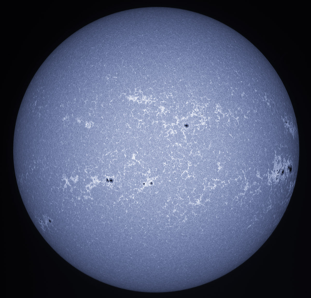 Solar Disk in CaK 01/12/2014