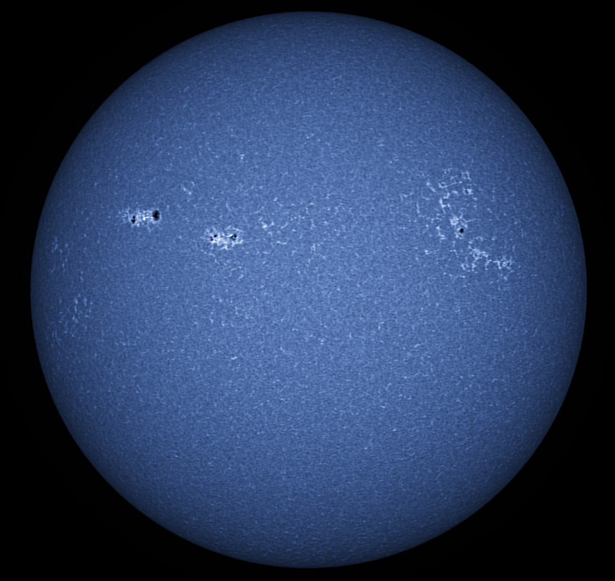 Solar Disk in CaK 01/21/2017