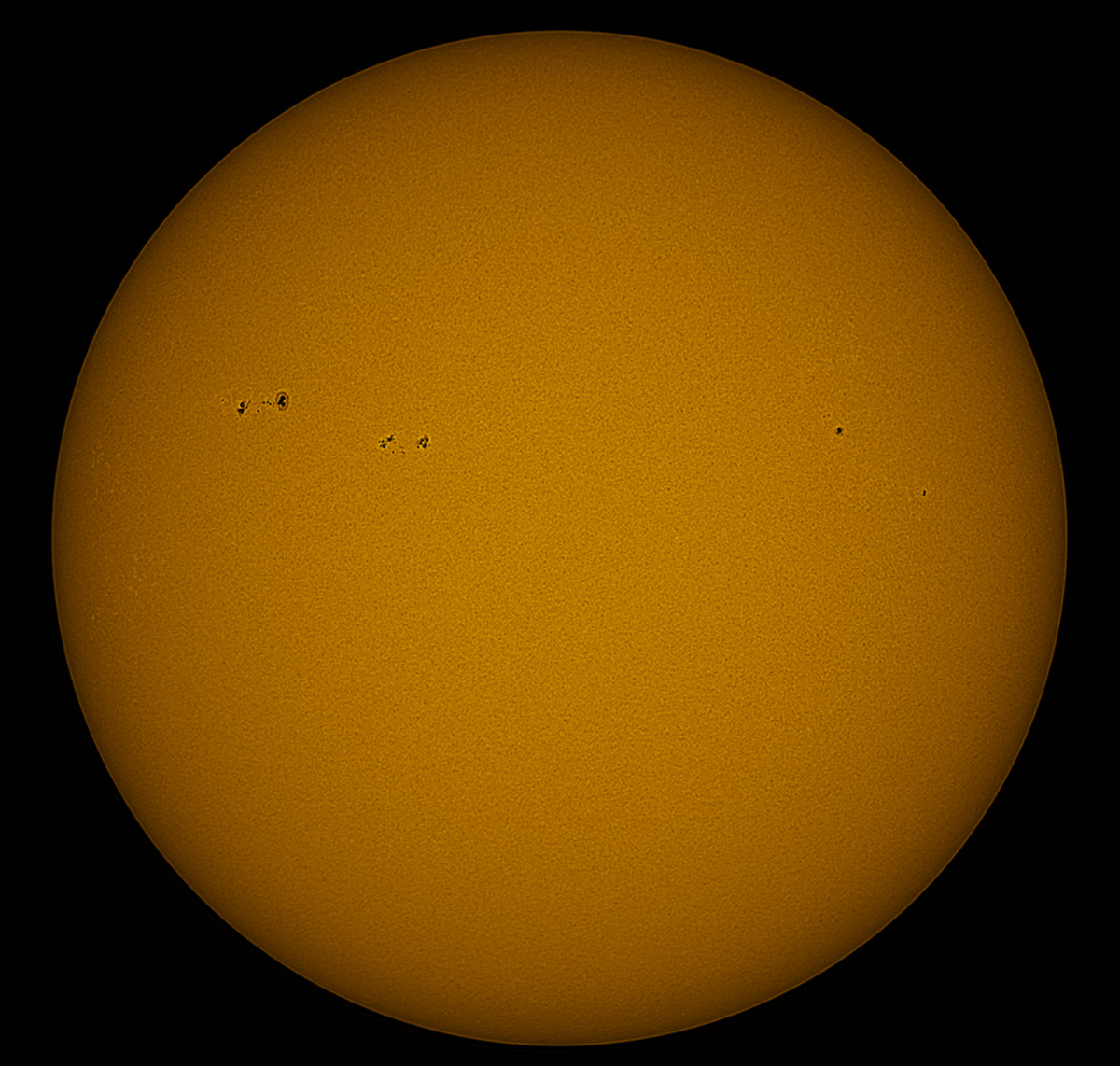 Solar Disk in white light 01/21/2017
