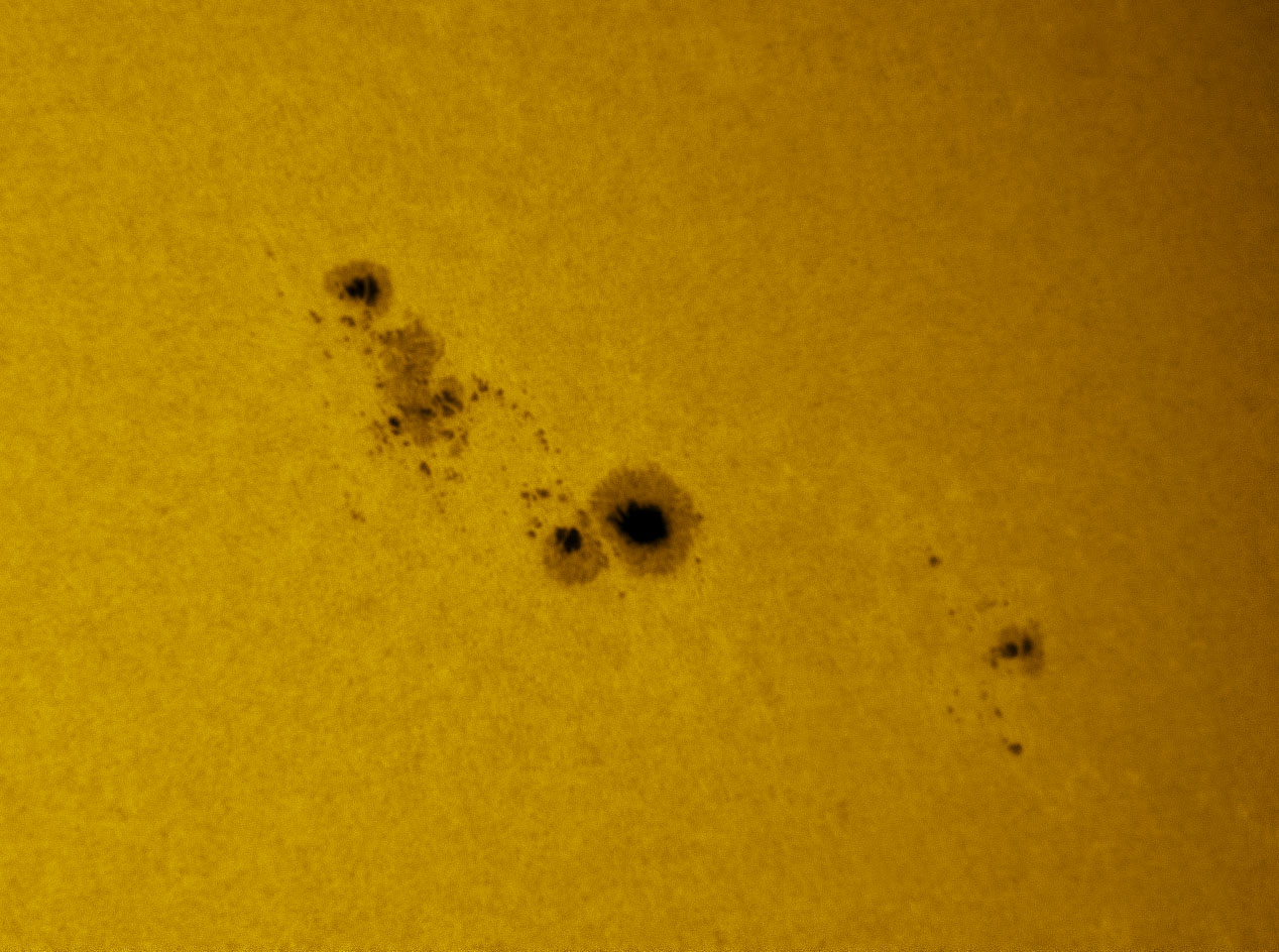 Sunspot 1429 in white light 03/10/2012