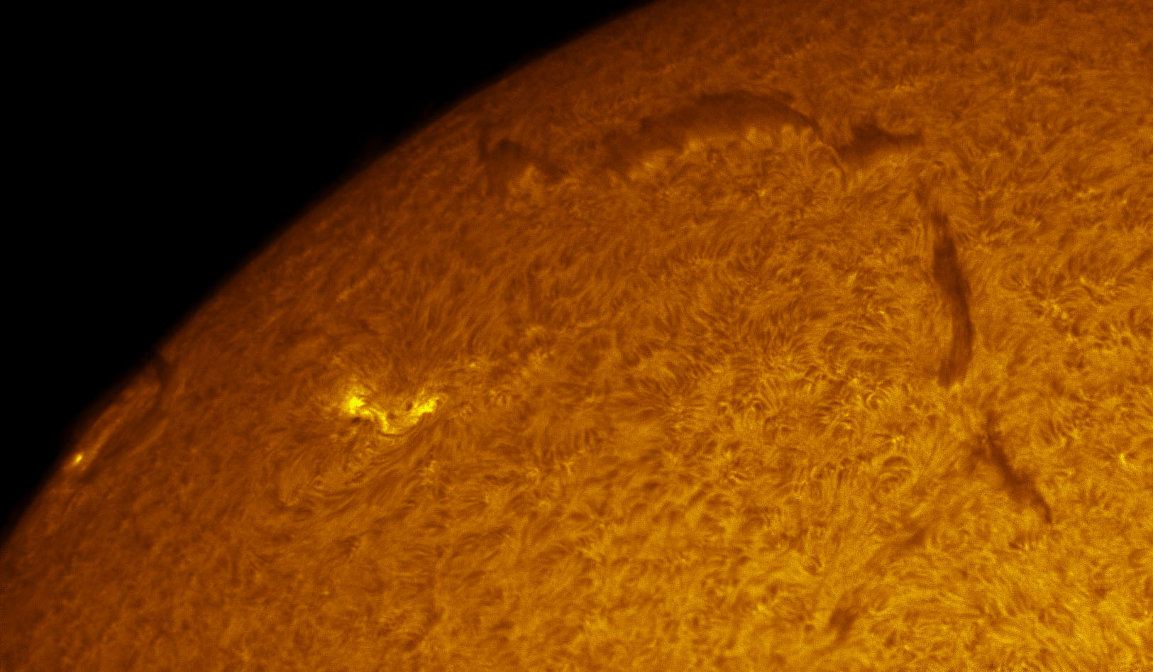 Sunspot 1432 in h-alpha 03/10/2012