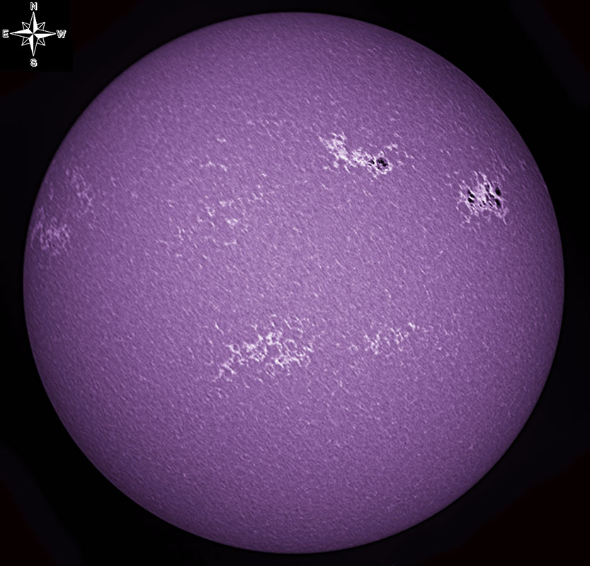Solar Disk in CaK 03/12/2011