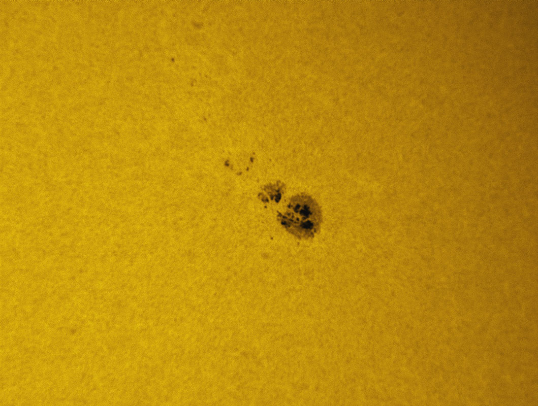 Sunspot 1169 in white light 03/12/2011