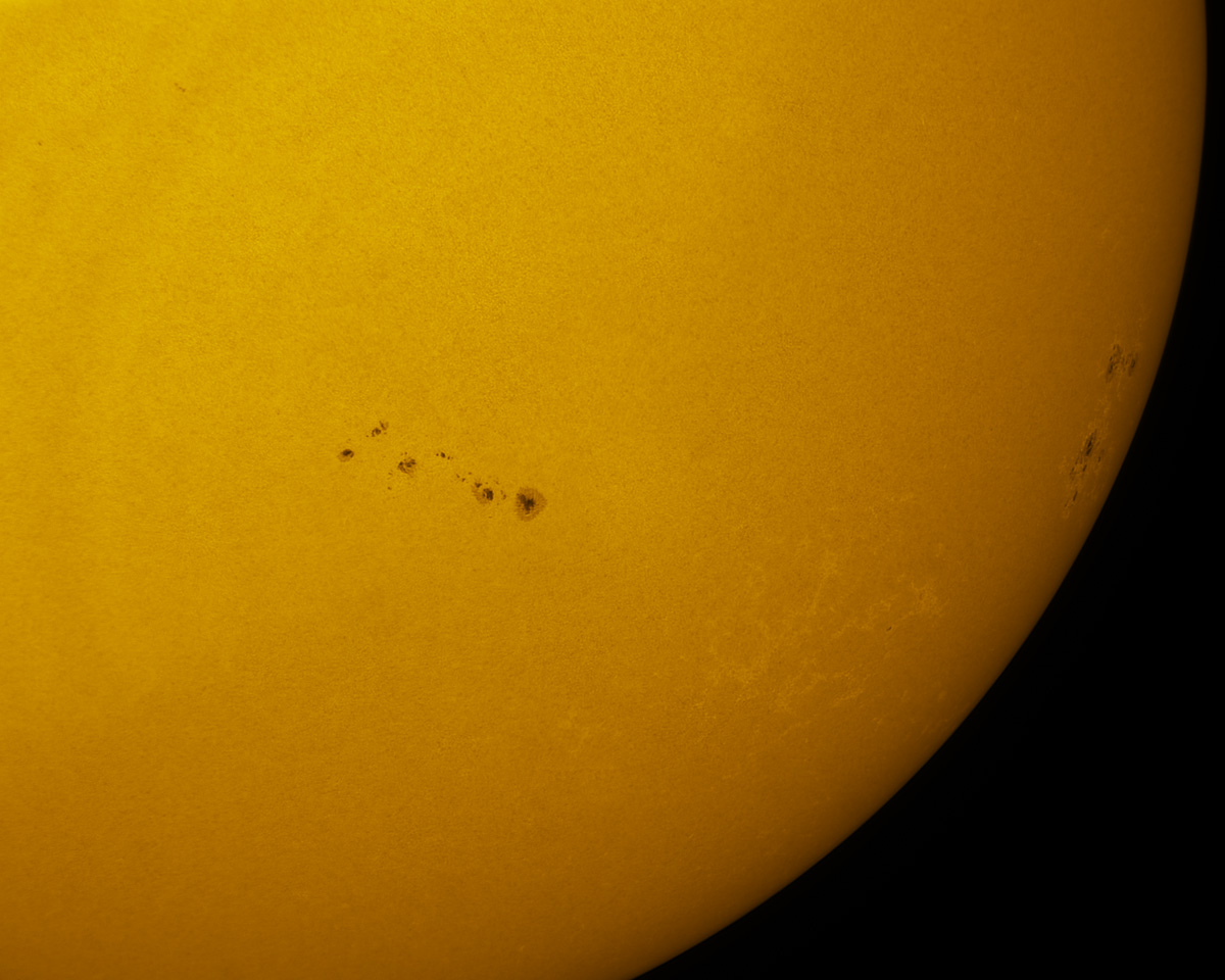 Sunspot 2002 in white light 03/15/2014