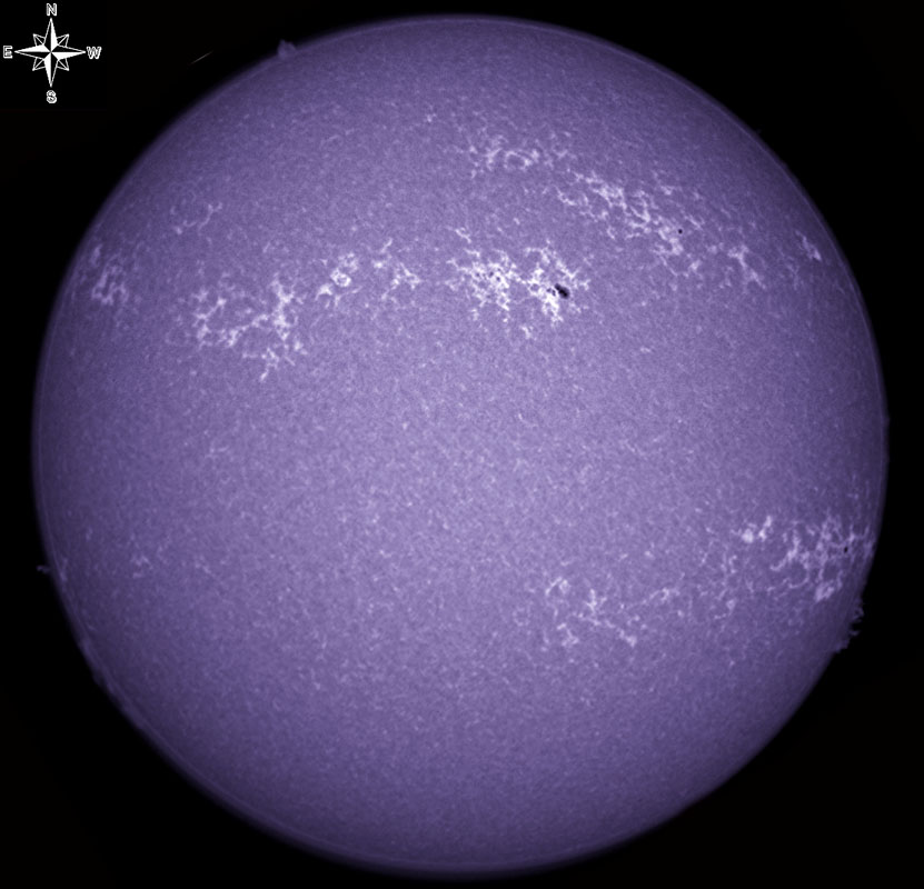 Solar Disk in CaK 04/02/2011