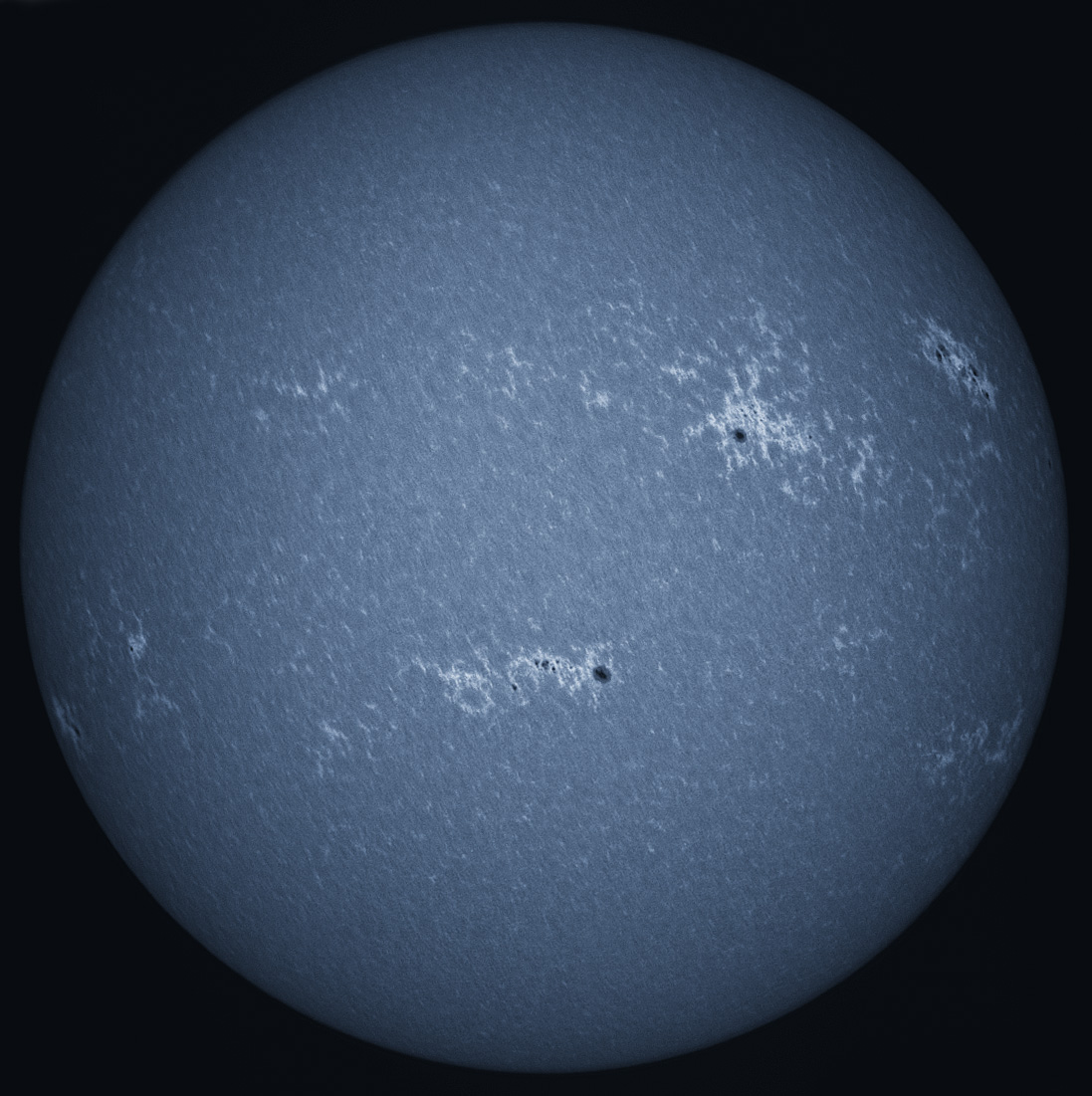 Solar Disk in CaK 04/13/2013