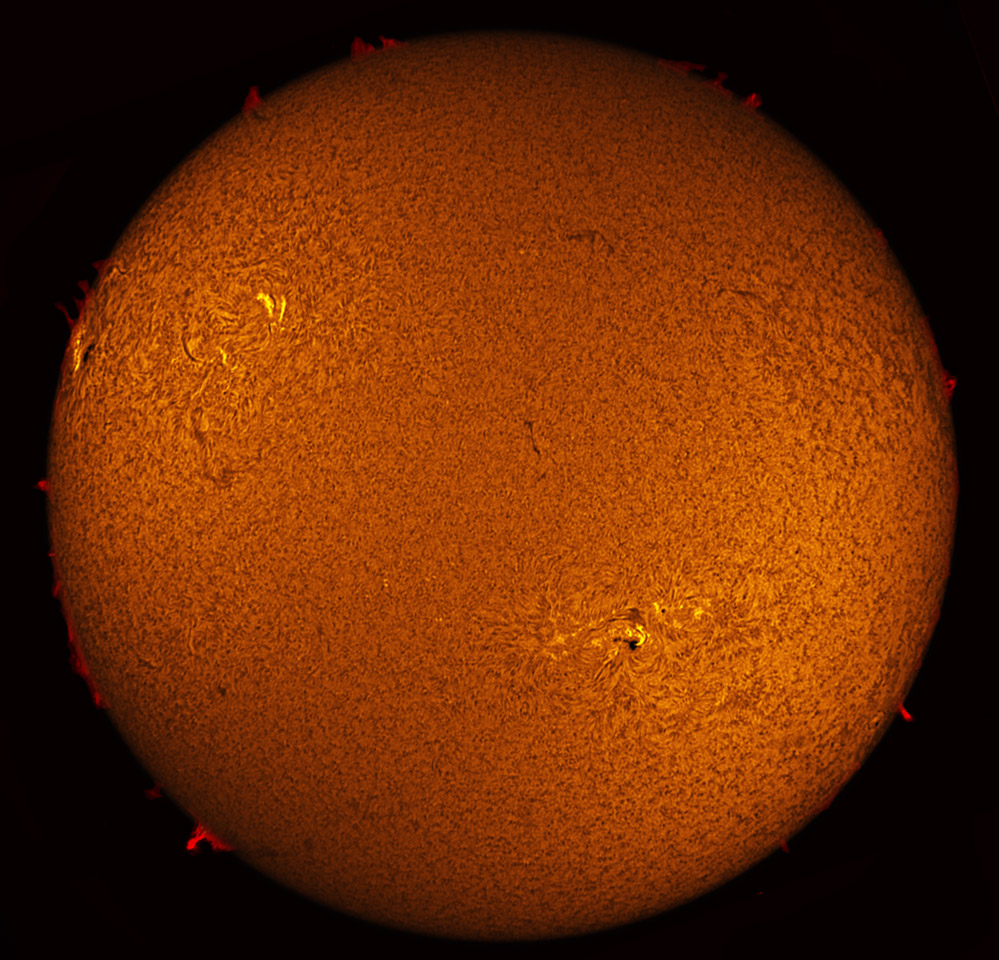 Solar images in halpha 05/05/2012