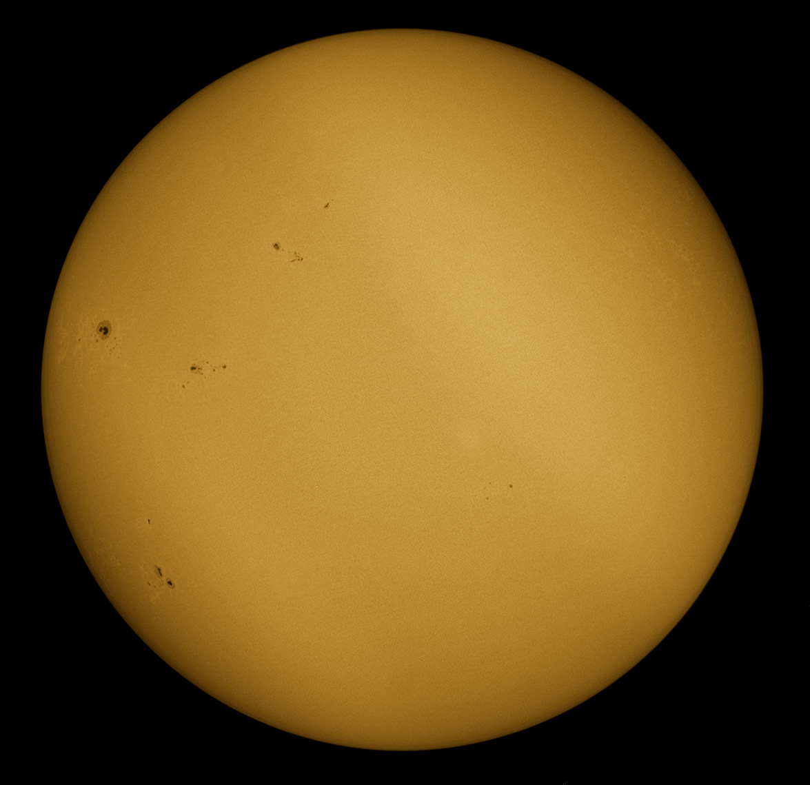 Solar Disk in white light 05/12/2013