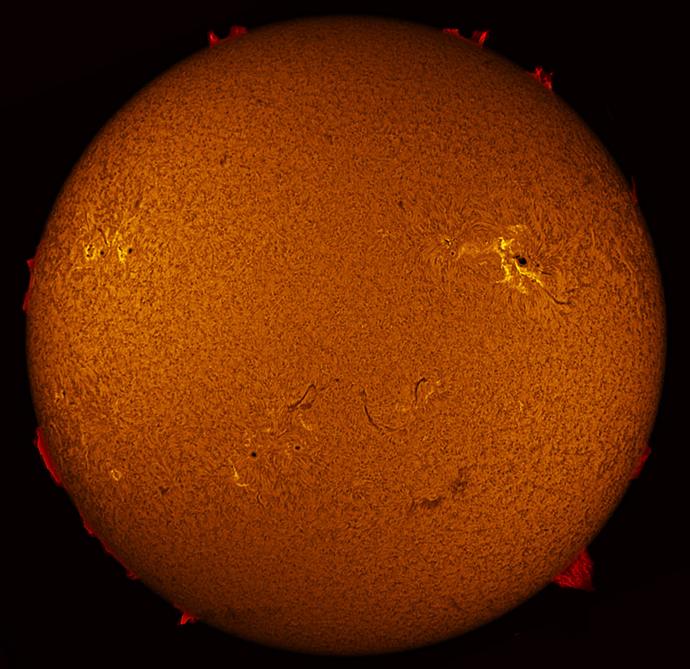 Solar Disk in h-alpha 05/13/2012 with DMK41AU02.AS camera