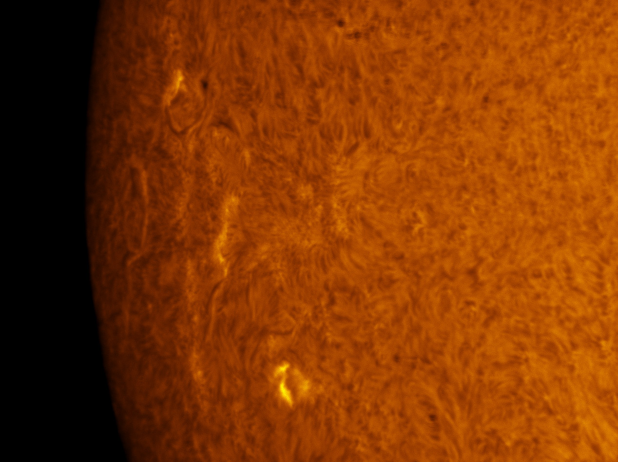 Sunspot 1481 in h-alpha 05/13/2012