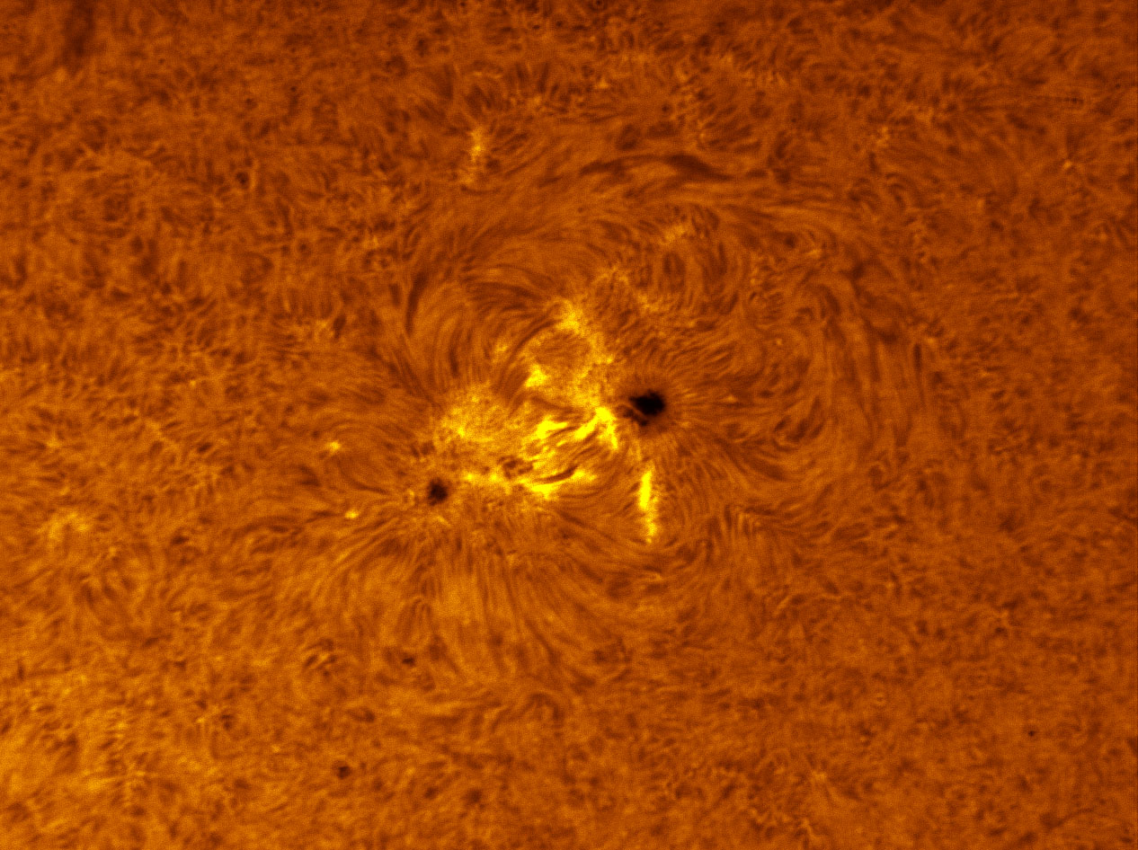 Sunspot 1484 in h-alpha 05/18/2012