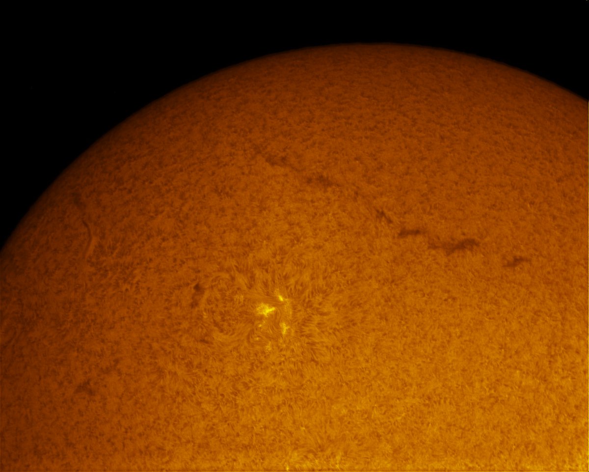 Filament in h-alpha 05/22/2016