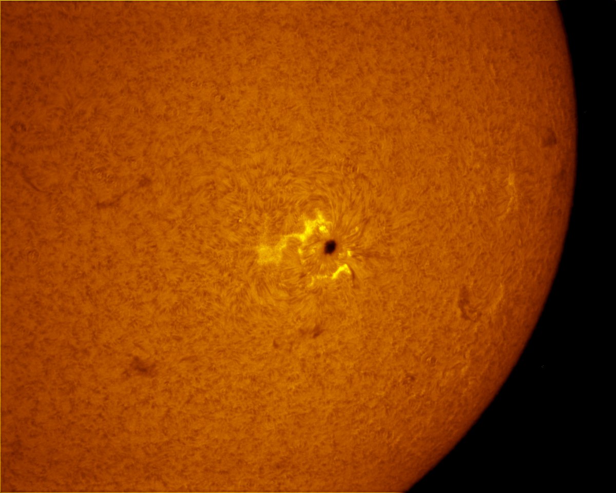 Sunspot 2546 in h-alpha 05/22/2016