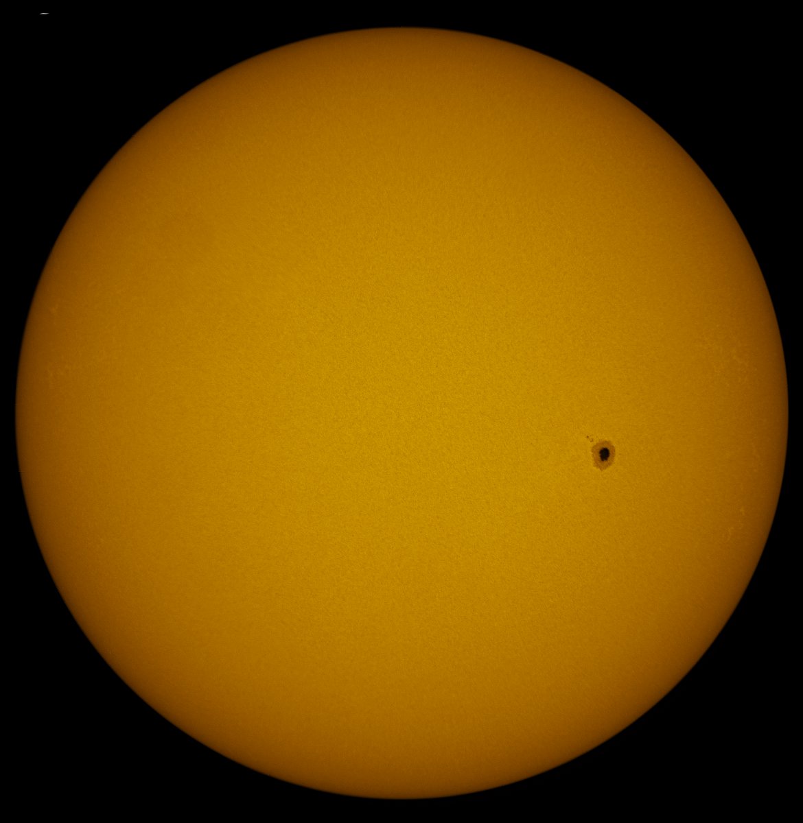 Solar Disk in white light 05/22/2016