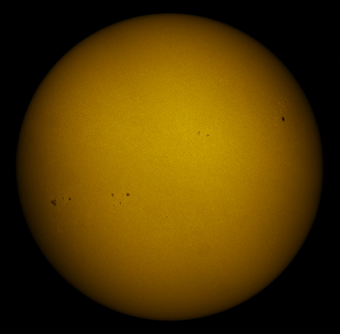 Solar Disk in white light 05/27/2012