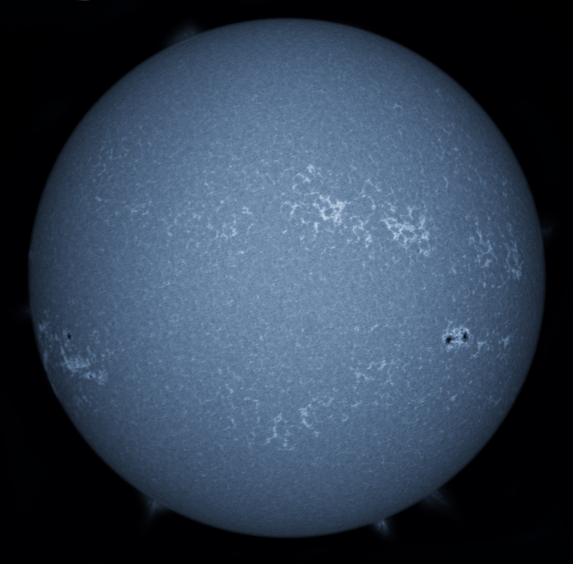 Solar Disk in CaK 06/14/2013