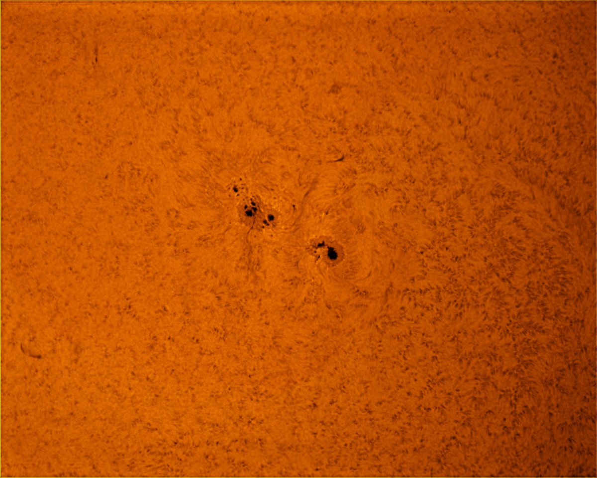Sunspot 2371 in h-alpha 06/21/2015
