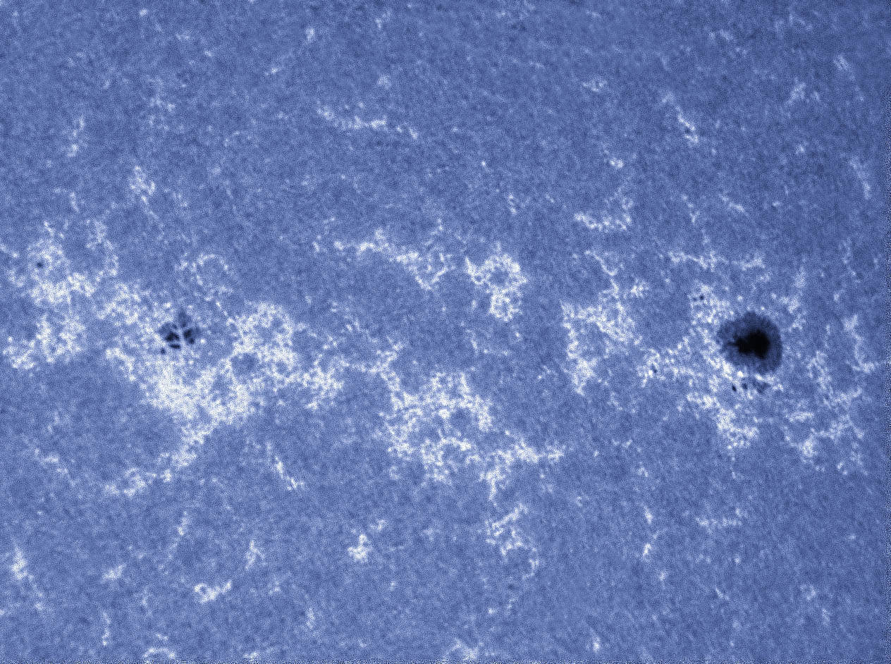 Sunspot 1513, 1516, and 1517 in CaK 07/04/2012