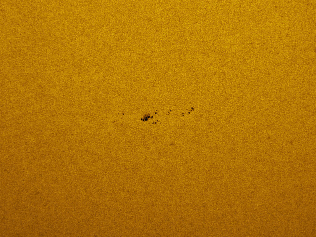 Sunspot 1247 in white light 07/09/2011